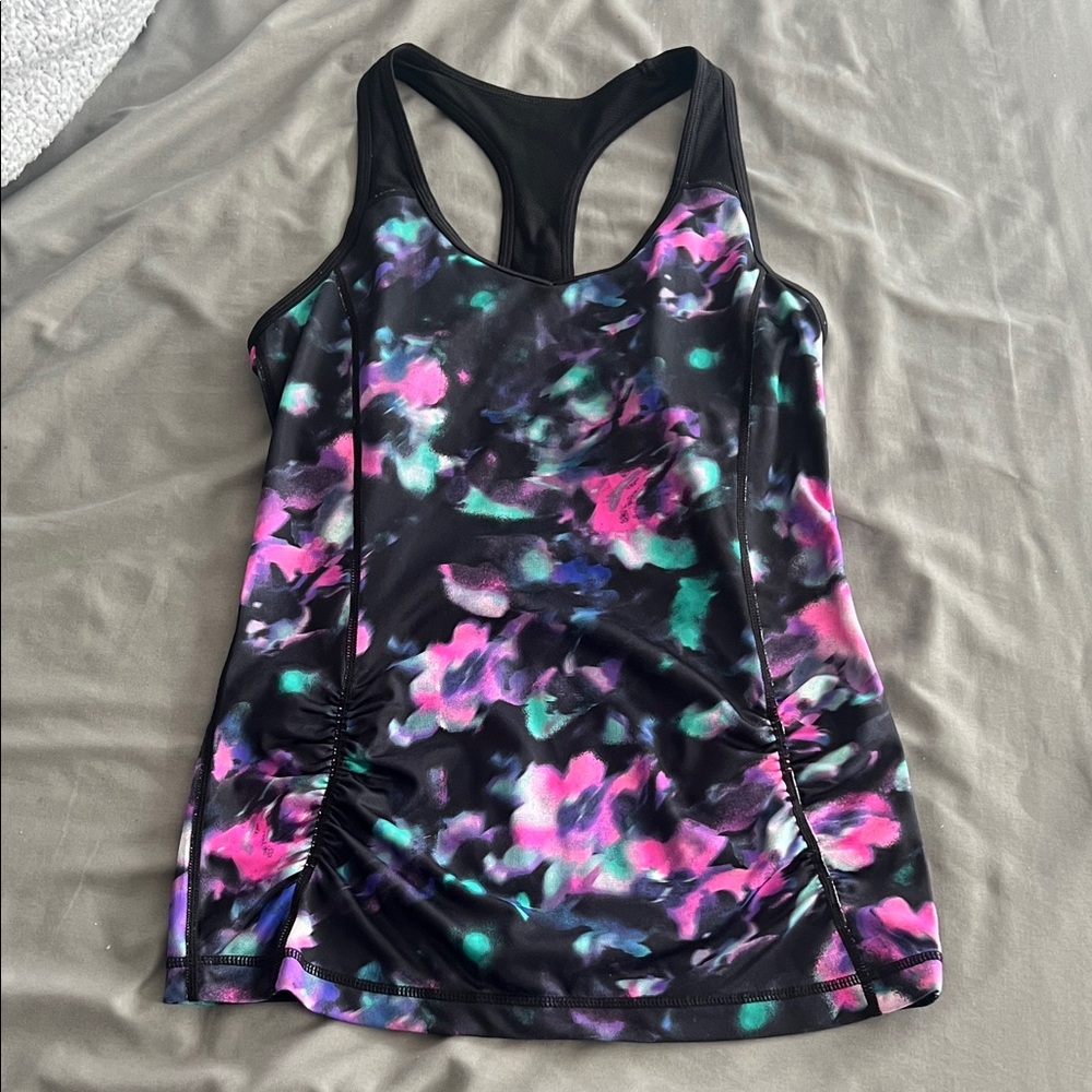Ideology Black and Pink Tank Top